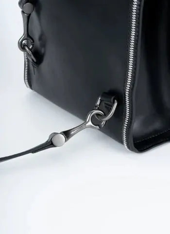 2-in-1 Convertible Leather Mini Backpack