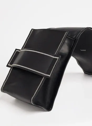 2-in-1 Convertible Leather Mini Backpack