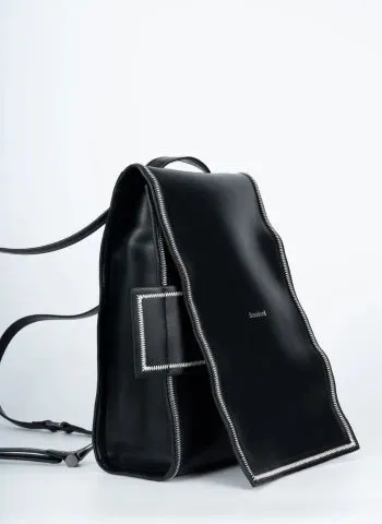 2-in-1 Convertible Leather Mini Backpack