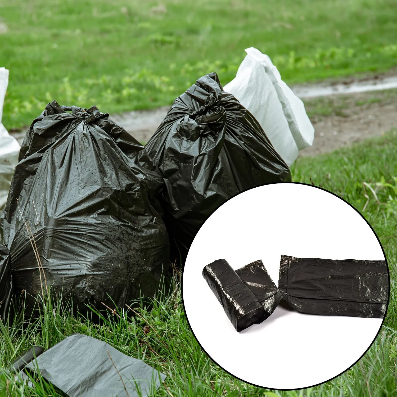 9223 3Roll Garbage Bags / Dustbin Bags / Trash Bags