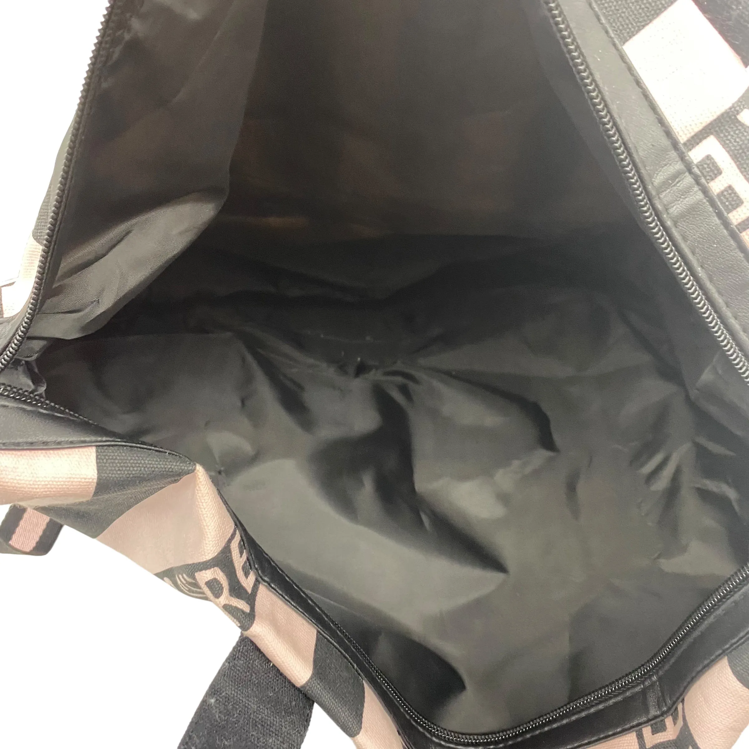 BLACK & PINK TOTE by VICTORIAS SECRET Size:MEDIUM