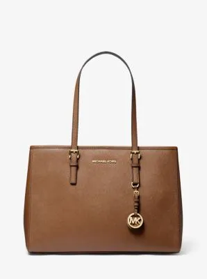 Jet Set Saffiano Leather Tote Bag