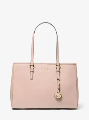 Jet Set Saffiano Leather Tote Bag