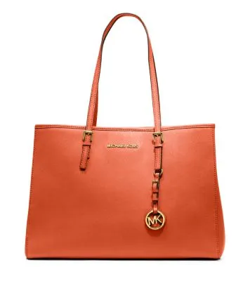 Jet Set Saffiano Leather Tote Bag