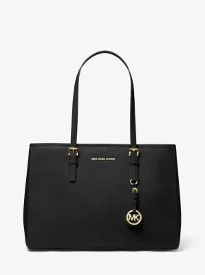 Jet Set Saffiano Leather Tote Bag