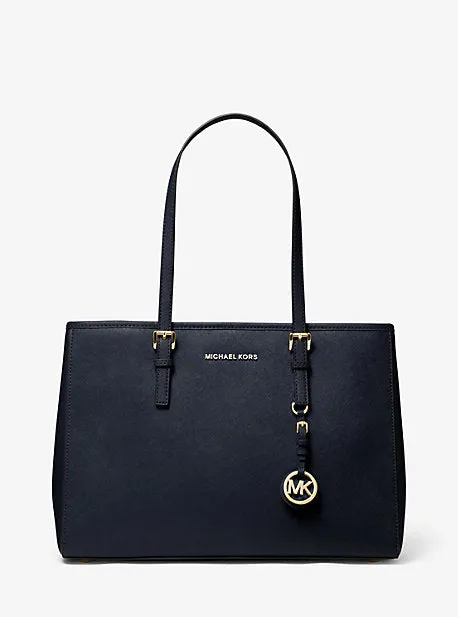 Jet Set Saffiano Leather Tote Bag