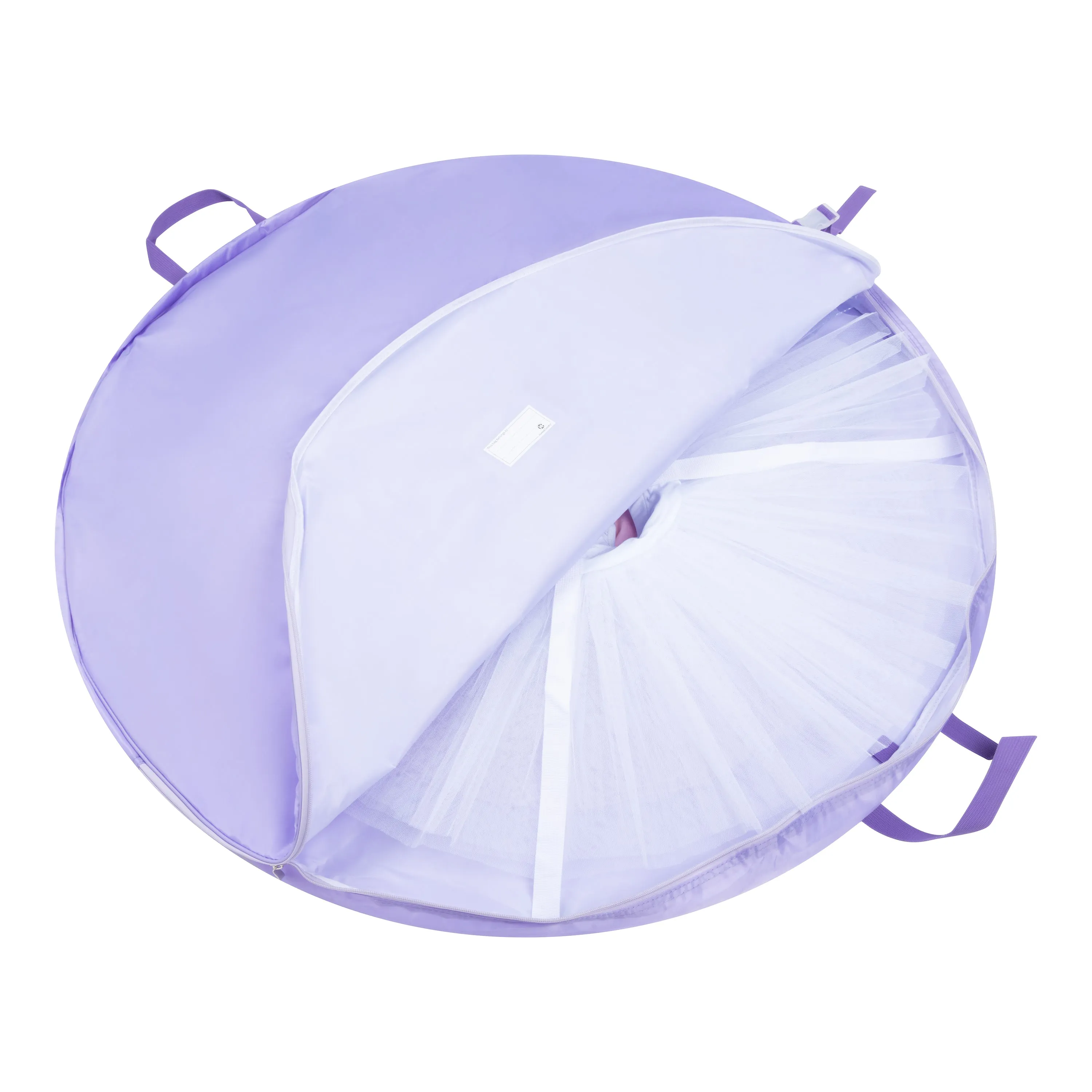 Small Pancake Tutu Garment Bag - Lilac Purple, 30"