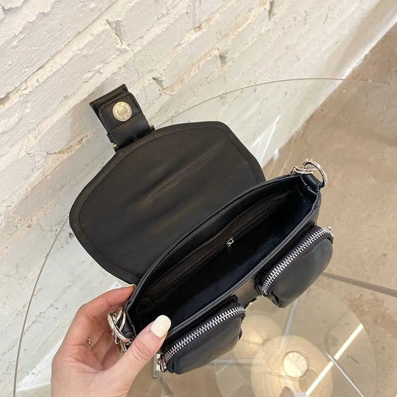 Sohiwoo Aesthetic Chain Small Shoulder Bag