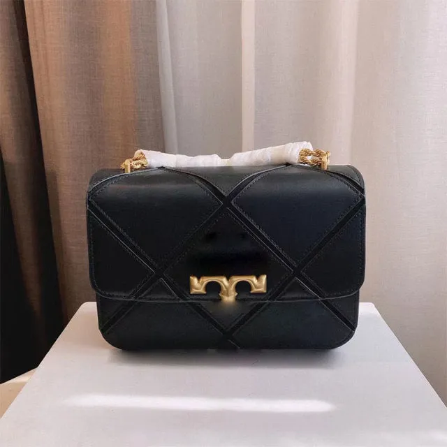 Women's Geometric Design Soft Leather Shoulder Bags - Ailime Designs